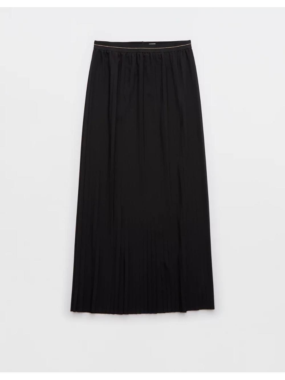 aerie Balletcore Maxi Skirt, Black Pleated, XL - Picture 8 of 8